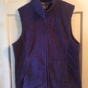 Dakini fleece vest heather purple size L